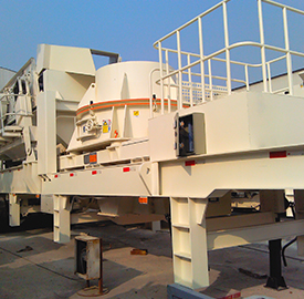 Mobile VSI sand making plant